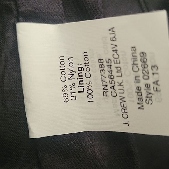 J CREW Black Scalloped Lace Skirt Lined  sz 0 - Picture 4 of 6